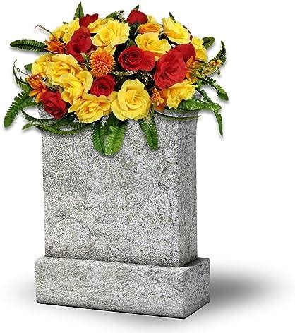 Amazon Lvxinli Artificial Cemetery Flower Outdoor Grave Saddle