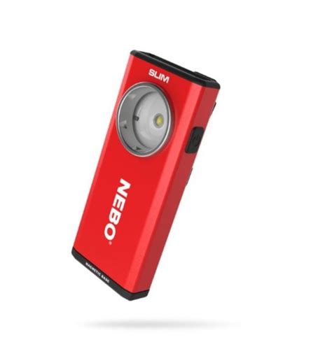 Nebo Slim Flashlight Pocket Rechargeable Red Neb Poc Acme Tools