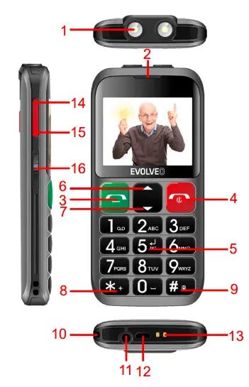 Evolveo Easyphone Eb Mobile Phone Instruction Manual