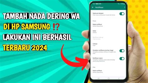 CARA TAMBAHKAN NADA DERING KE WHATSAPP DENGAN LAGU PILIHAN SENDIRI DI