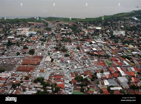 Aerial View Above Managua Nicaragua Stock Photo 30692238 Alamy