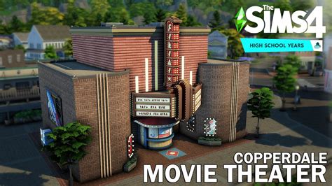 Movie Theater Sims Speed Build Nocc Youtube