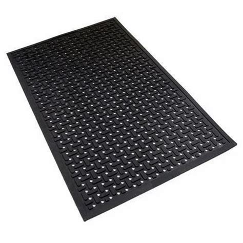 Black Rubber Door Mat at Rs 80/piece in Chennai | ID: 15159498062