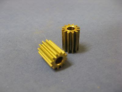 X Brass Tooth Pinion Gear Mm I D Hole Mm Long Mm O D T