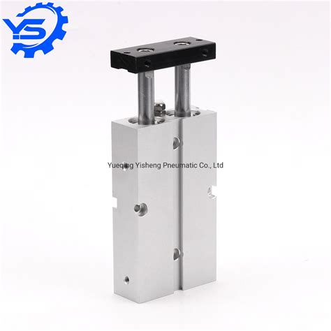 Tn Tda Series Double Shaft Cylinder Aluminum Alloy Double Acting Guided