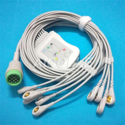 Compatible Medtronic Physio Control Lifepak 12 Ekg Cable 10 Lead Ecg