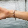 Le Infinity Latte Bracelet En Noeud Marin Sailing Kerguelen