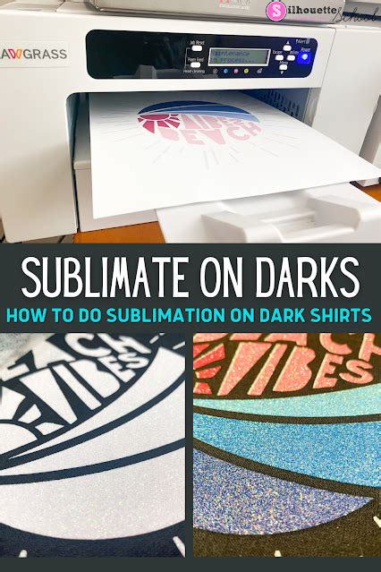 How To Sublimate On Dark Color T Shirts Sublimation Ideas Projects