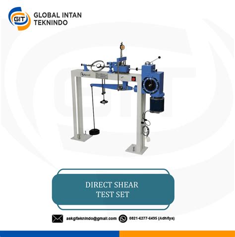 Direct Shear Test Set Pt Global Intan Teknindo