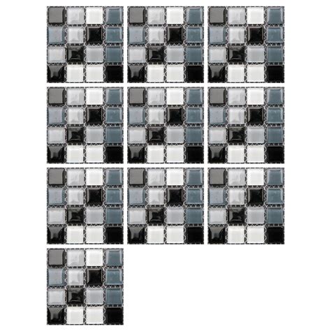 Meuva Mosaics Creative 3D Tile Stickers Decoration DIY Floor Plane Wall