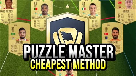 Fifa Puzzle Master Sbc Cheapest Method Youtube