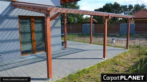 Prosta Pergola Tarasowa P Warszawa Carport Planet Zadaszenia