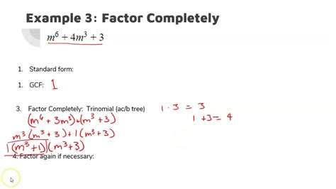 Higher Order Factoring Youtube