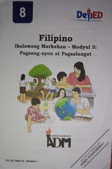 Filipino Ikalawang Markahan Modyul Deped Epmrentor Enucatnon