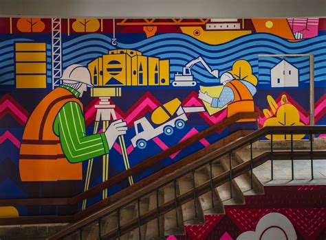 Mural For Dept Of Civil Engineering Buet On Behance