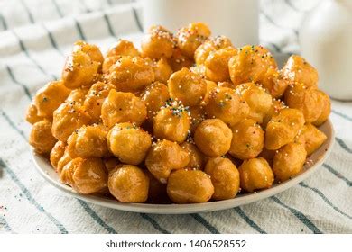 Homemade Sweet Italian Struffoli Honey Sprinkles Stock Photo 1406528552 ...