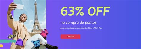 Acaba hoje LATAM Pass oferece até 63 de desconto na compra de pontos