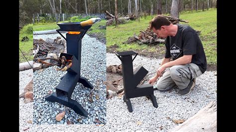 DIY Powerful K Style Rocket Stove Forme Industrious YouTube