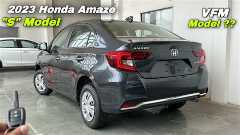 Honda Amaze S Petrol 2023 New Update 2023 Honda Amaze S Model Price