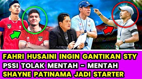 Ngakak Pelatih Kelas Aff Ingin Gantikan Sty Shayne Pattynama Resmi