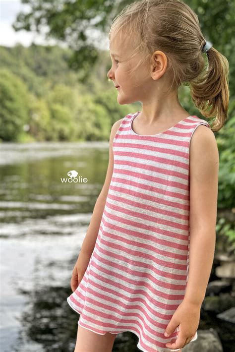 Orangella Sommertop Tunika Kleid für Kinder Gr 68 164