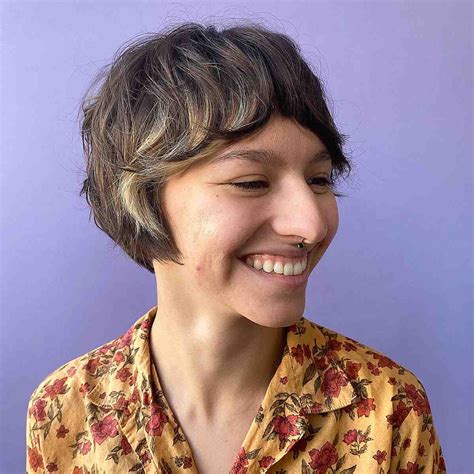 Ways To Wear A Shaggy Bob With Curtain Bangs