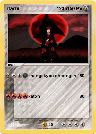 Pokémon itachi 1236 1236 mangekyou sharingan 1 Ma carte Pokémon