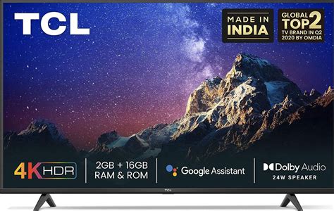 TCL 65P615 65 Inch Ultra HD 4K Smart LED TV Price In India 2025 Full