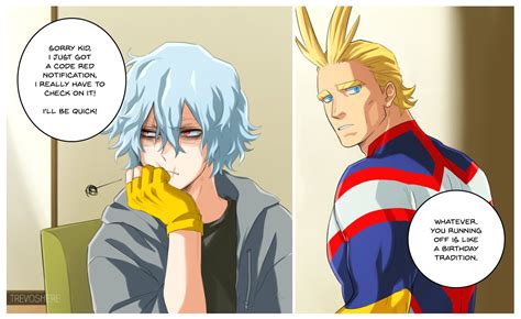 All Might And Shigaraki Tomura Boku No Hero Academia Drawn By Trevo