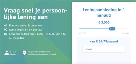 Bondora Review En Ervaringen Geld Lenen Minilening Nl