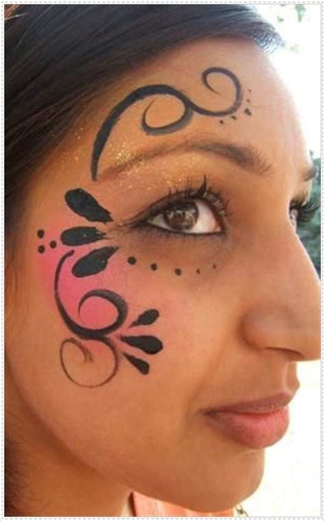 Templates Easy Face Painting Ideas For Cheeks Printable Word Searches