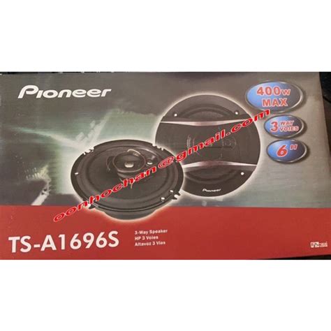 Pioneer Ts A S Watt Inch Way Car Speaker Shopee Malaysia