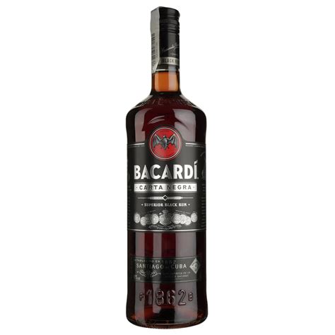 Ром Bacardi Carta Negra 40 1 л 8429 купити у Києві Україні