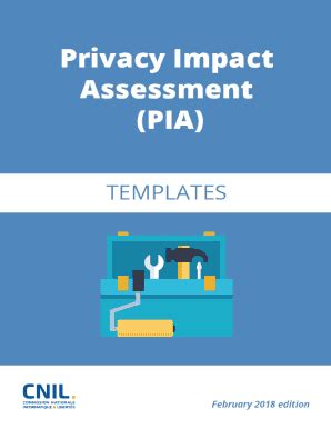 Fillable Online Pia Templates Analyse D Impact Relativela Protection