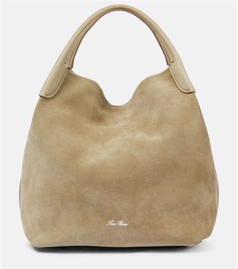 Beige Bale Medium Suede Tote Bag In Beige Loro Piana Mytheresa