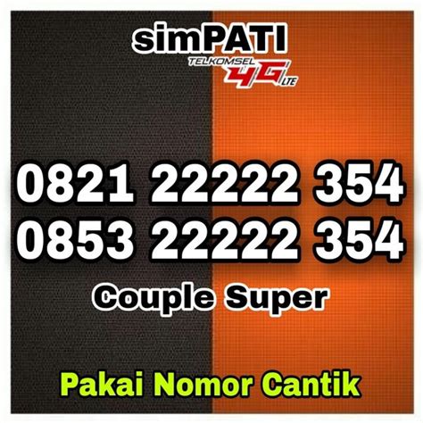 Jual Nomor Cantik Simpati Vs Kartu As Couple Nomer Kembar Kartu Perdana