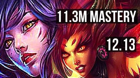 AHRI Vs ZYRA MID 11 3M Mastery 4 1 12 1100 Games EUW Diamond