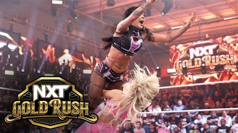 Dana Brooke Vs Cora Jade NXT Gold Rush Highlights June 20 2023 In