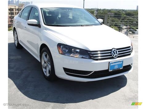 2013 Candy White Volkswagen Passat 25l Se 70474847 Photo 2 Car Color Galleries