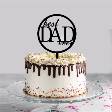 Best Dad Ever Cake Topper India Bakes