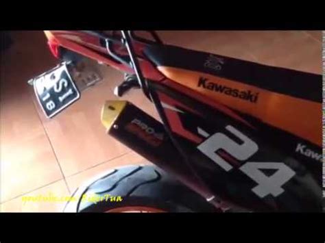 Suara Knalpot Pro Speed Kawasaki D Tracker Youtube