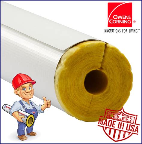 Owens Corning ASJ Max Fiberglass Pipe Insulation ...