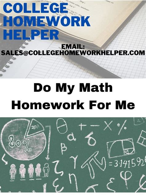 Do My Math Homework College Homework Helper