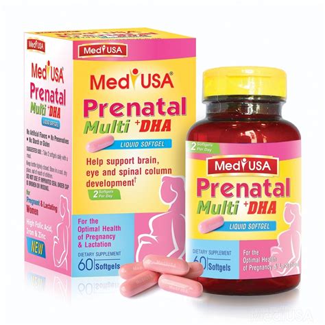 Vi N U Ng Vitamin T Ng H P Cho B B U Mediusa Prenatal Multi Dha