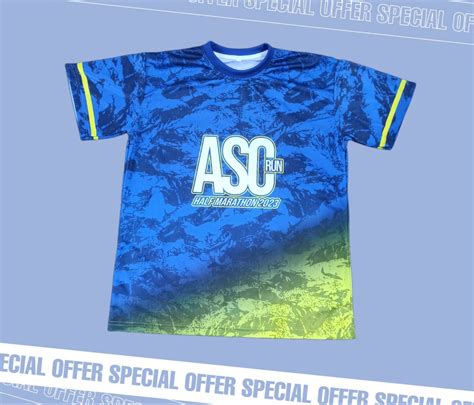 Jersey ASC Run Half Marathon 2023 New Olah Raga Baju Olahraga Di