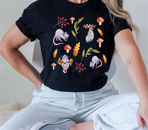 Possum Shirt Opossum Shirt Possum Print Possum T Shirt Possum Ts