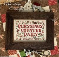 Blessings Counted Cross Stitch Pattern