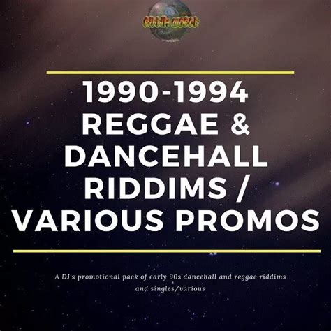 1990 1994 Reggae Dancehall Riddims Dj Collection Pack