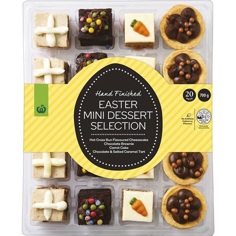 Woolworths Easter Mini Dessert Selection Pack Woolworths