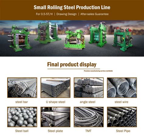 Mini Hot Rolling Bar Steel Mill High Productivity Machine
